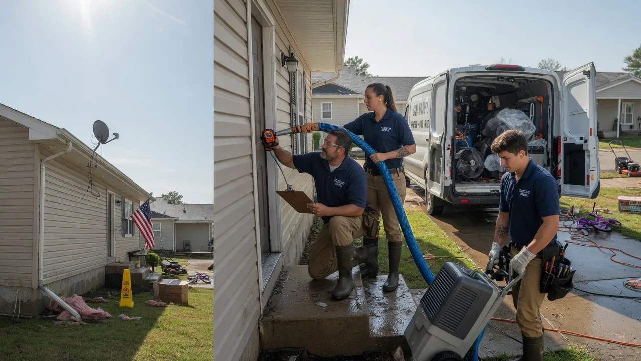 Ceiling Water Damage Restoration in Hardin, IL near me